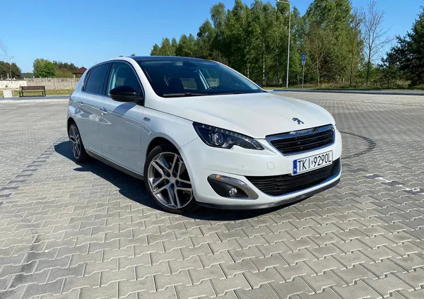 świętokrzyskie Peugeot 308 cena 49500 przebieg: 196000, rok produkcji 2014 z Kielce